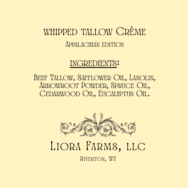 Whipped Tallow Cream – Appalachian Edition